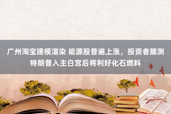 广州淘宝建模渲染 能源股普遍上涨，投资者臆测特朗普入主白宫后将利好化石燃料